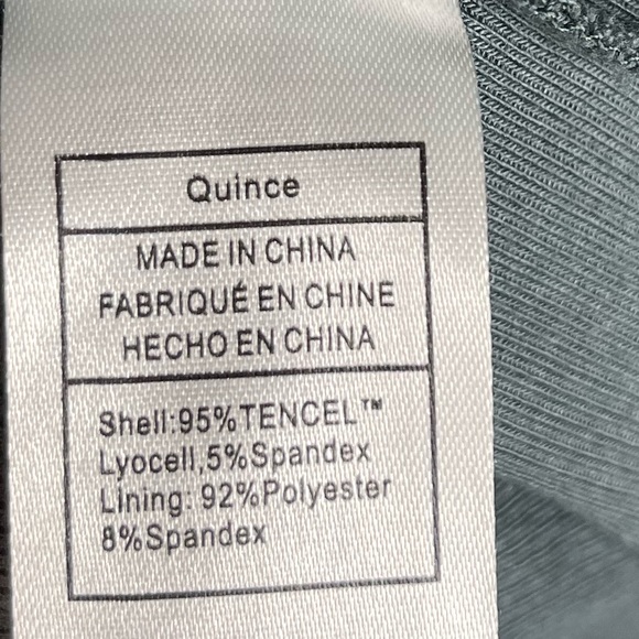 Quince Tencel Rib Knit Dark Olive Tank Midi Dress size medium - Picture 6 of 7